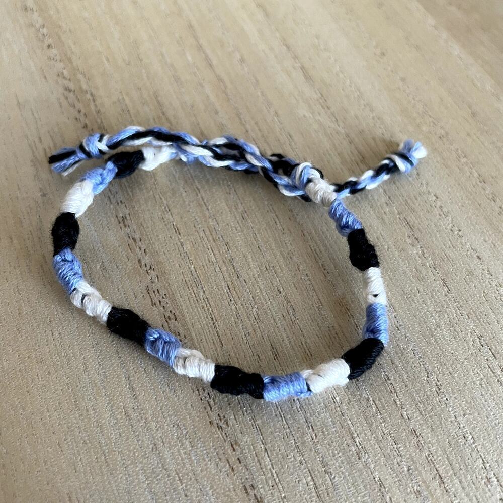 Keiko Bracelet, anklet, trendy, comfortable, tie, embroidery thread, woven, gift